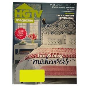HGTV Magazine March April 2026 Fun Easy Makeovers Wallpaper Bachelor New Mansion